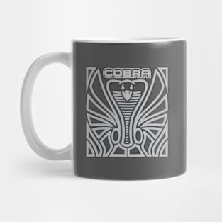 Cobra Hood Art (Silver on Dark Gray) Mug